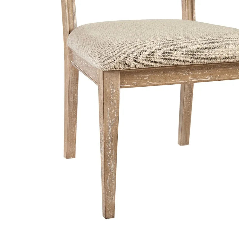Cane-Back Farmhouse Dining Chairs, Set of 2