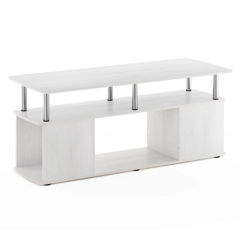 Coffee Table with Built-In Storage Shelves