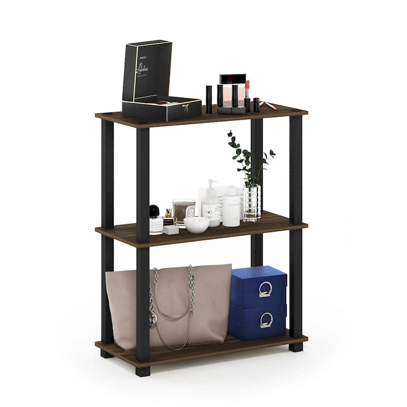 Coffee Table with Built-In Storage Shelves
