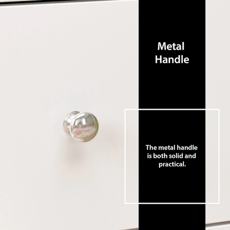White Lacquer-Finish 10-Drawer Dresser