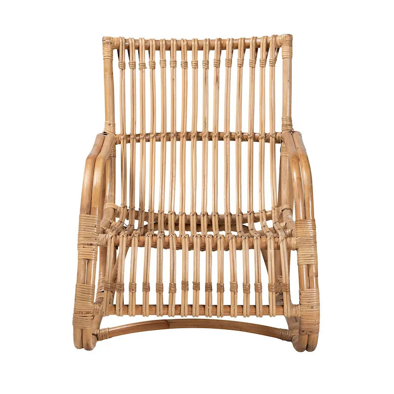 Natural Rattan Bohemian Accent Chair