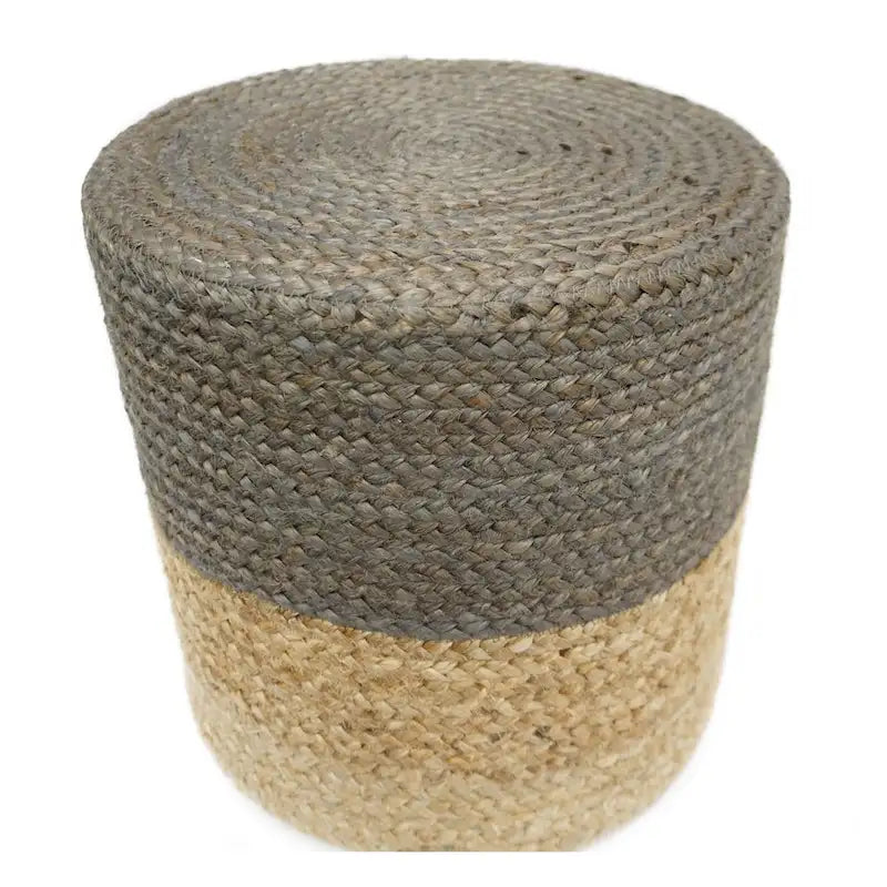 Handcrafted Jute Pouf