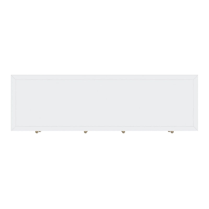 Wide 6-Drawer Wood Dresser with Antique Finish