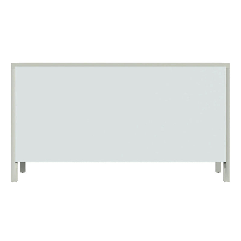 Wide 6-Drawer Wood Dresser with Antique Finish