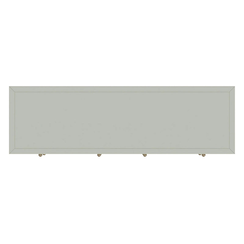Wide 6-Drawer Wood Dresser with Antique Finish