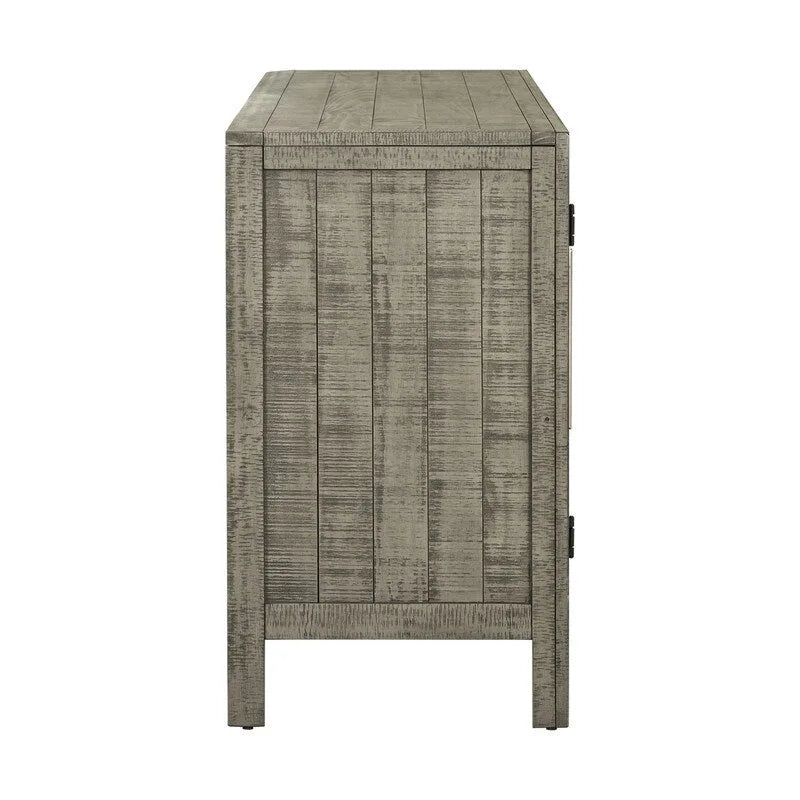 Three-Door Sideboard Cabinet with Pine Veneer