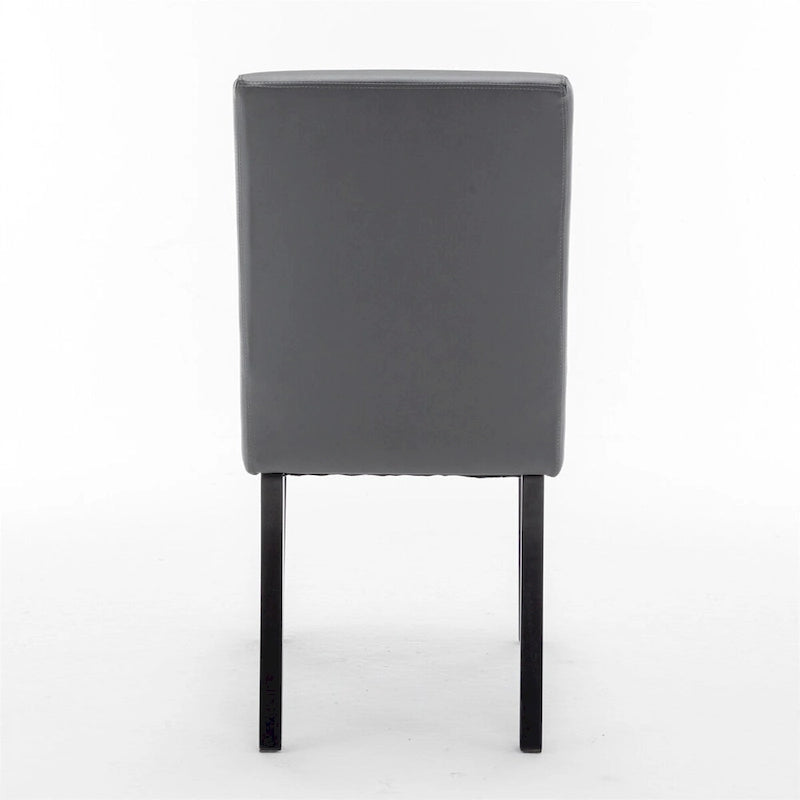 Modern Dining Chairs with Solid Wood Legs (Set of 2)