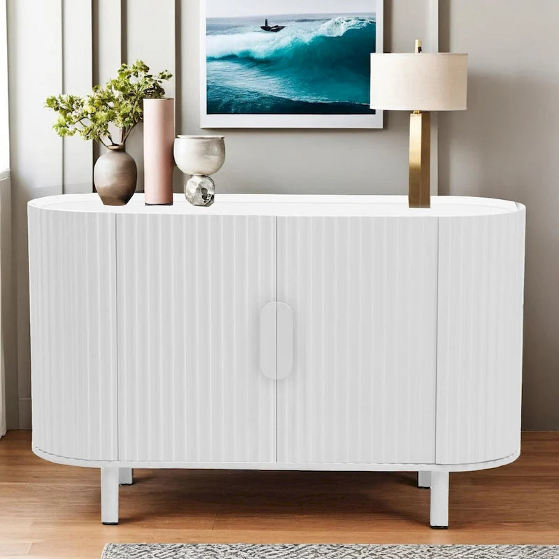 Light Luxury Sideboard with Adjustable Shelves and Large Storage Space