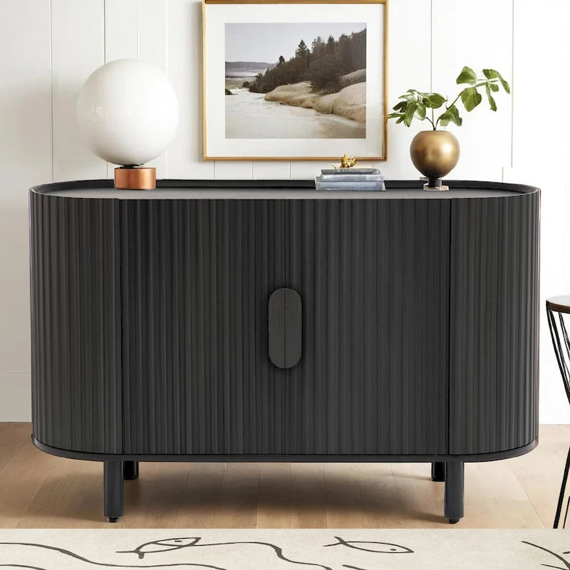 Light Luxury Sideboard with Adjustable Shelves and Large Storage Space