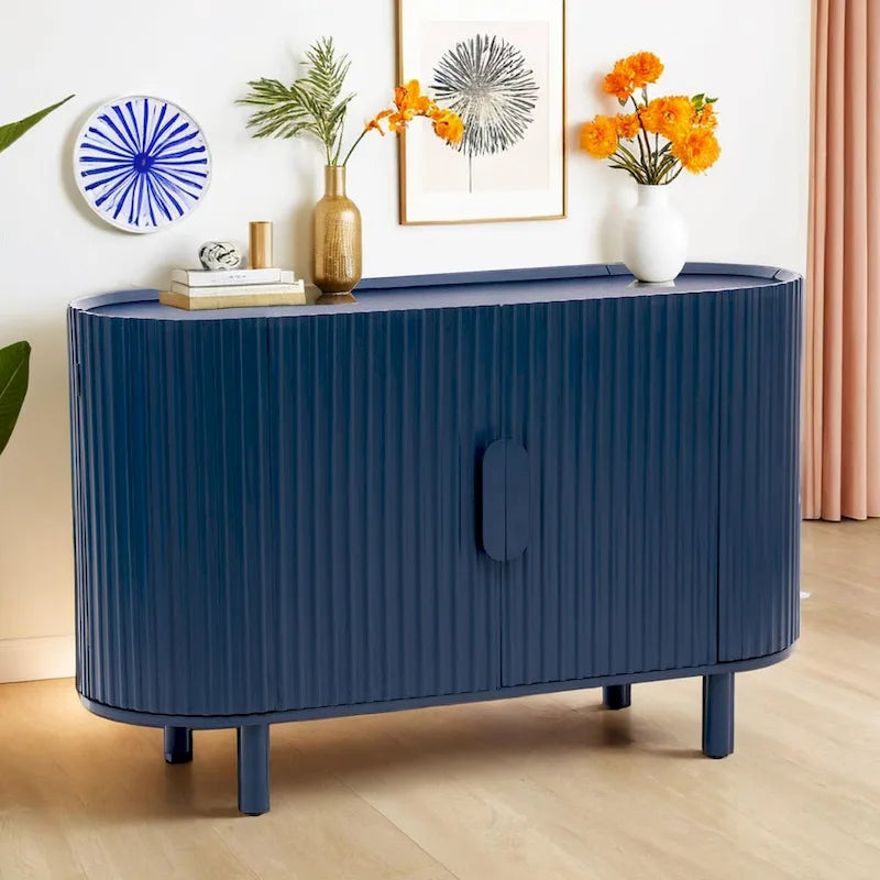 Light Luxury Sideboard with Adjustable Shelves and Large Storage Space