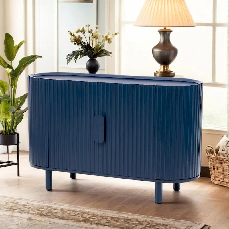 Light Luxury Sideboard with Adjustable Shelves and Large Storage Space