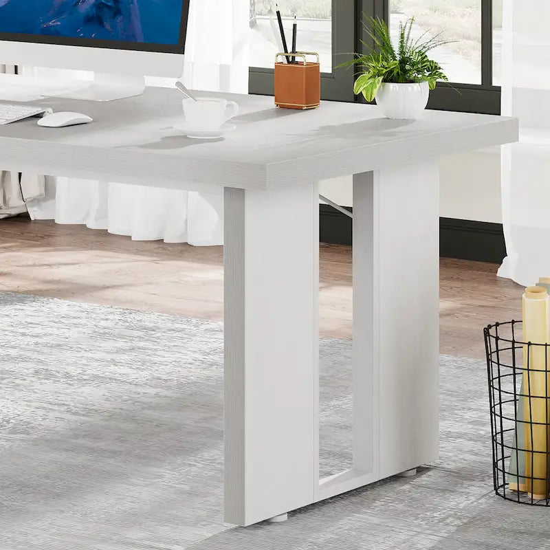 70.9-Zoll-Schreibtisch für Führungskräfte, großer Computer-Büroschreibtisch und Arbeitsplatz