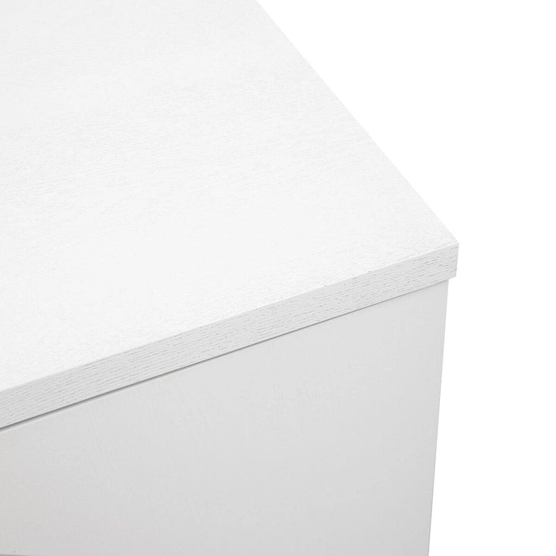 Storage Cabinet Accent Cabinet with Solid Wood Veneer and Metal Leg Frame for Living Room, Entryway